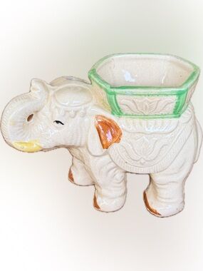 Vintage Elephant Planter